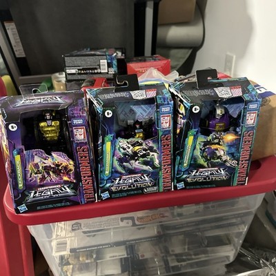 TRANSFORMERS LEGACY INSECTICONS SET  Of3 VERY RARE! BOMBSHELL SHRAPNEL KICKBACK