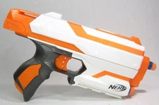 Nerf N Strike Sidestrike White Single-Shot Blaster with 3 Darts Working