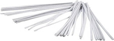 Chenilledraht, Dicke 6 mm, 30 cm, wei&szlig;, 50Stck