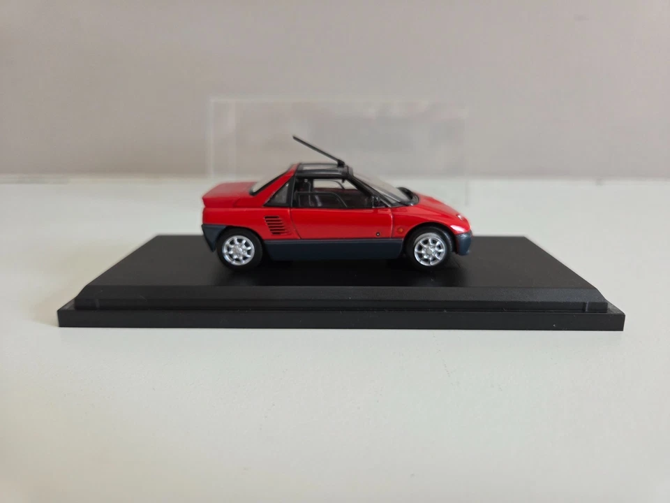 Hachette Norev 1/43 Mazda Autozam AZ1 - Rojo - 1992 - Imagen 3 de 4