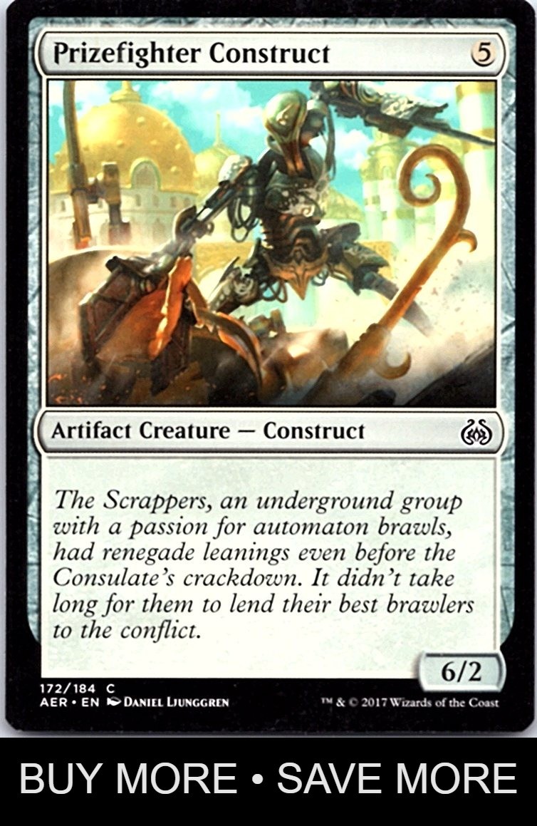 Prizefighter Construct LP Aether Revolt MTG