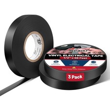 New Vinyl Electrical Tape 1/2"-66Ft 3 Pcs, UL CSA Listed PVC Electric Tape