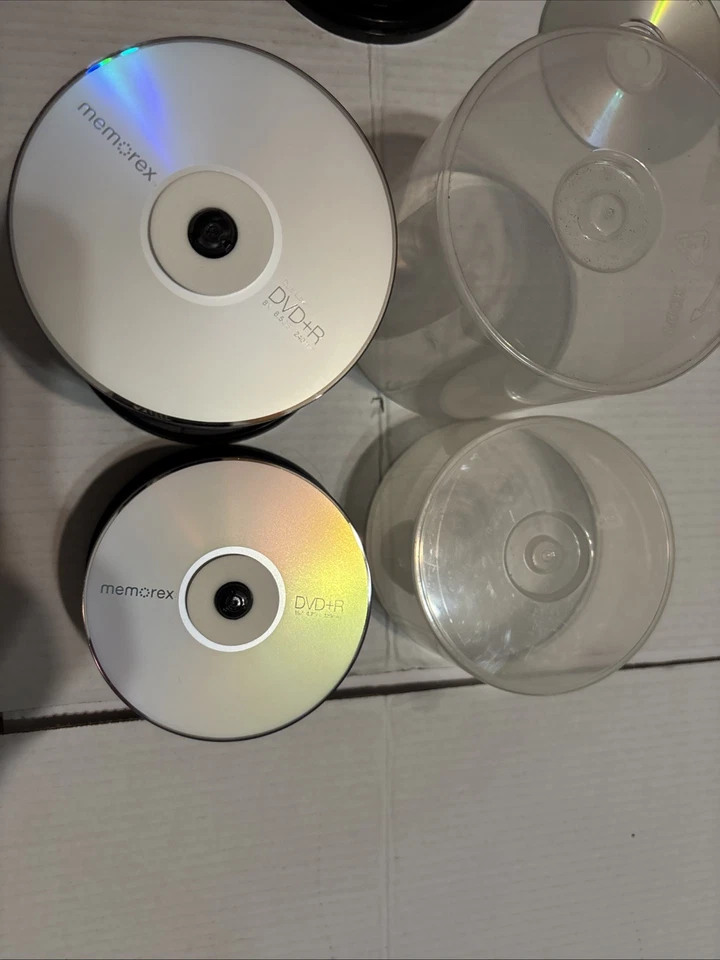 156 Memorex DVD+R camada única 8,5GB x8 240 min novo - Imagem 2 de 3