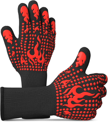 #ad Aramid Heat Gloves for Grilling Heat Resistant Gloves for Cooking Grill Mitts $10.97