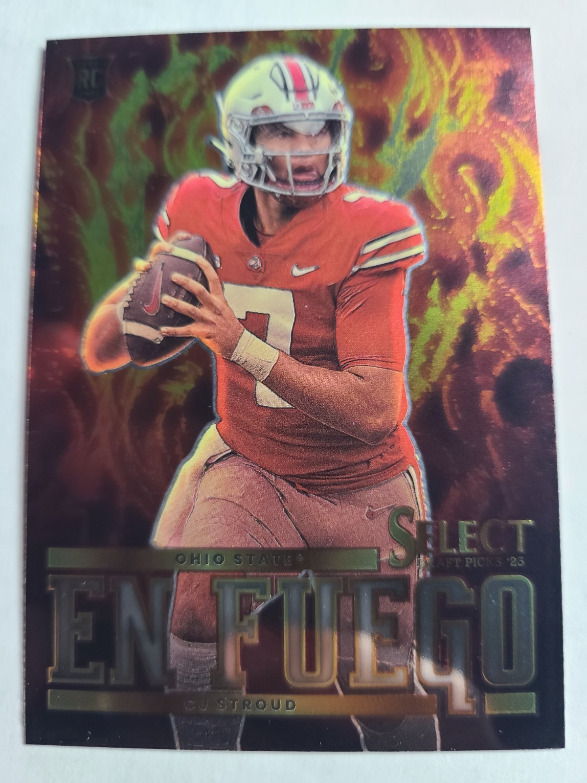 2023 Panini Select Draft Picks En Fuego #EF-CS C.J. Stroud (RC)