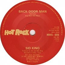 7'' SID KING Back Door Man HR45006 Hot Rock UK