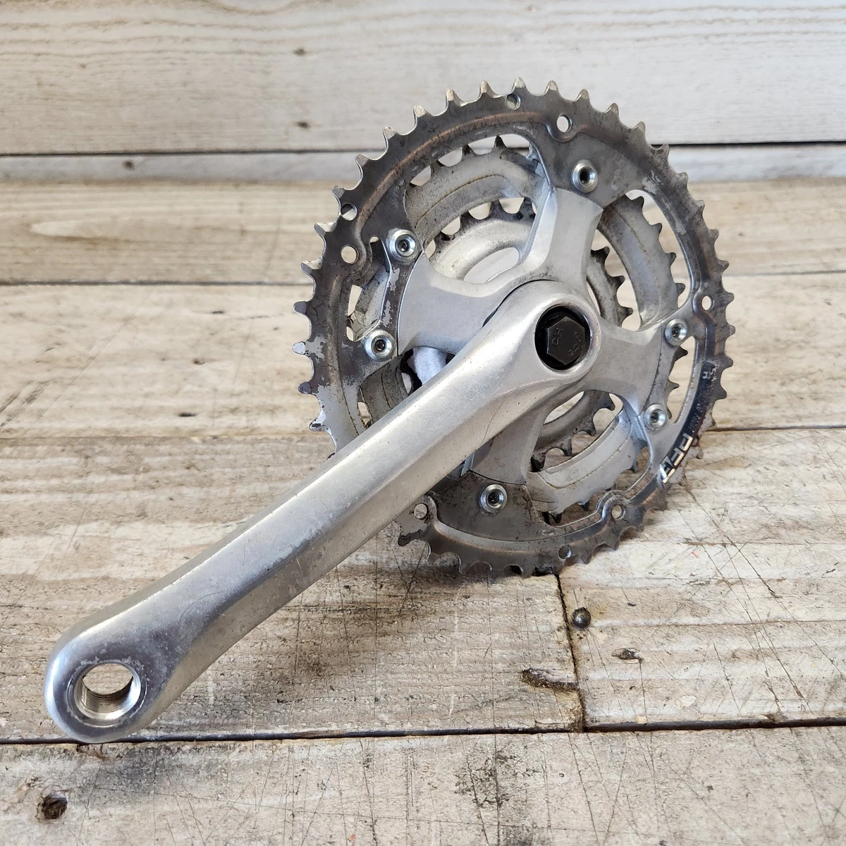 Pédalier FIXI monoplateau SR SUNTOUR 42 dents BCD 130 avec manivelles en 170mm -617 - Équipements vélos