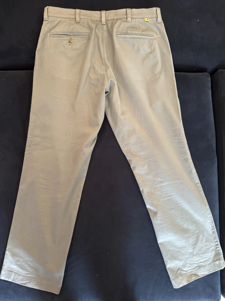 Chino escolar Duck Head Classic Fit dorado - azul vintage 34/30 Foto 3 de 4