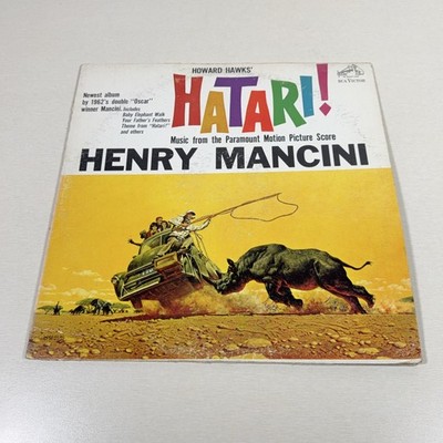 Henry Mancini - Hatari! Music from Paramount Motion Picture Score Vinyl LP 1962