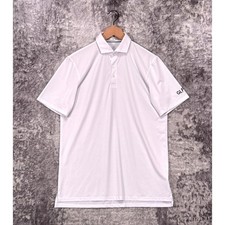 Holderness  Bourne Polo Shirt Medium Mens Performance Golf Solid White