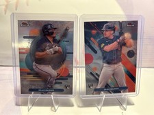 2025 Topps Finest Uncommon Drake Baldwin #183 Refractor (RC) + 21 refractor (RC)