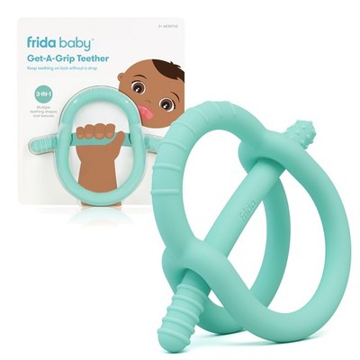 Frida Baby Get-A-Grip Silicone Teether for Infant Teething Pain Relief
