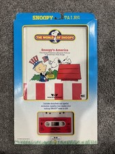 Worlds of Wonder Talking Snoopy Plush with Outfits, Books & Cassette Lot — listing 4