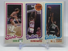 Don Buse/Elvin Hayes/ML Carr 1980-81 Topps #190/242/35