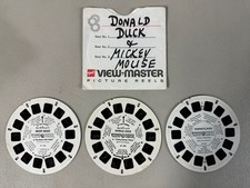 View-Master: Disney, Donald Mickey with sleeve.