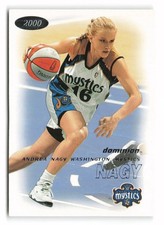 2000 SkyBox Dominion WNBA #104 Andrea Nagy Rookie Washington Mystics RC