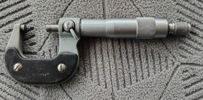   VINTAGE 0-1'' MICROMETER SMOOTH MOVEMENT MACHINIST/TOOLMAKER
