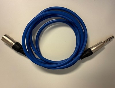Stecker XLR auf 6,35 mm Stereo TRS Klinkenkabel/2 METER/symmetrisches Audio Lautsprecherkabel/