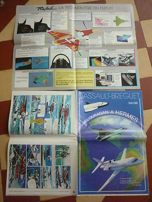 DASSAULT BREGUET N°69 6/85 SPACE PLANE HERMES RAFALE LENGELLE FALCON 900