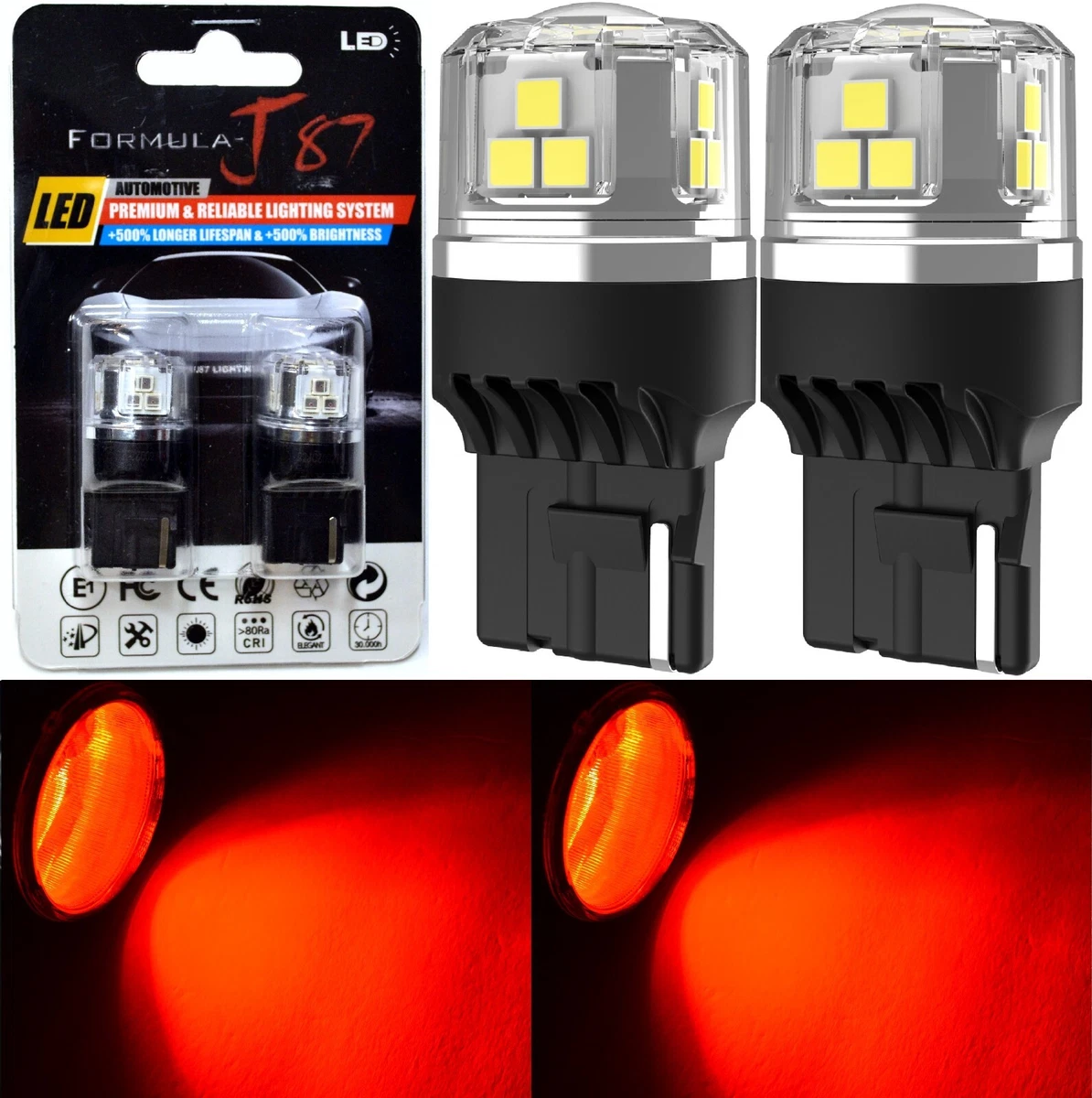 7440 red led deals bulb