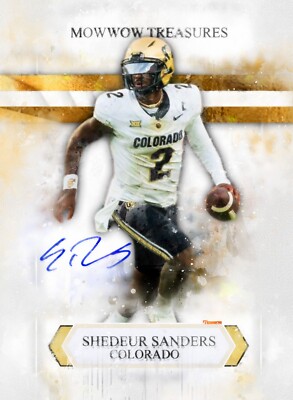 Shedeur Sanders #2 Art Card Limited #ed/100 John Rudolph Signed Colorado Buffalo