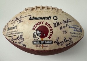 NFL Hall Of Fame Members Autographed Football - 14 Signatures (JSA LOA)