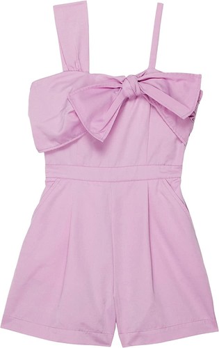NORDSTROM HABITUAL Girl's Off Shoulder Purple Romper (Big Kids) - Picture 2 of 6