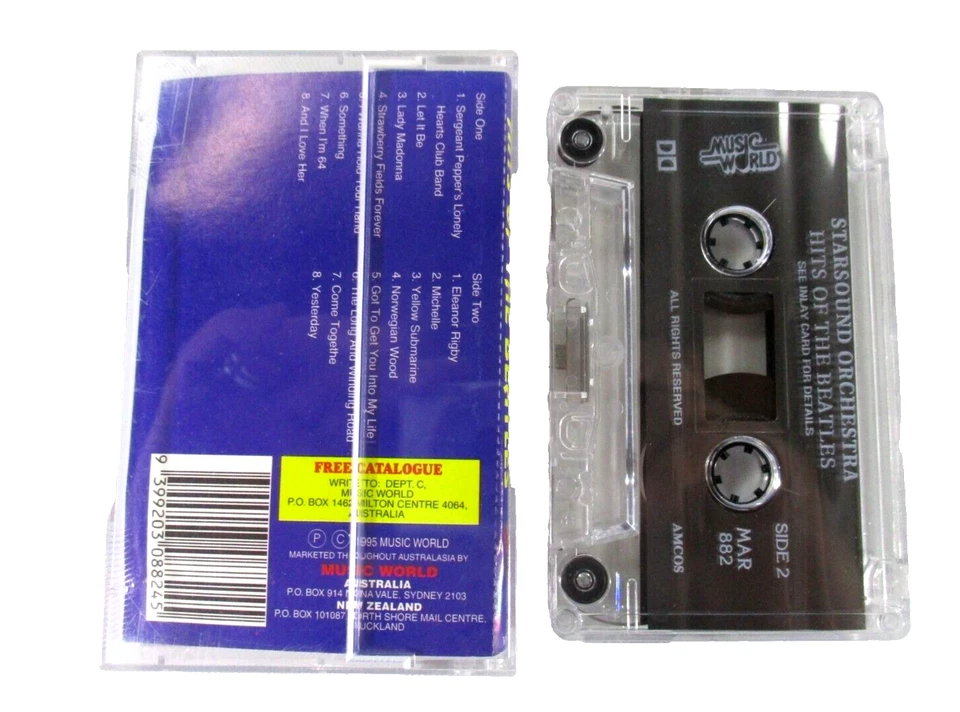 Starsound Orchestra Plays Hits of The Beatles Cassette Tape 1995 Music World - Image 2 of 4
