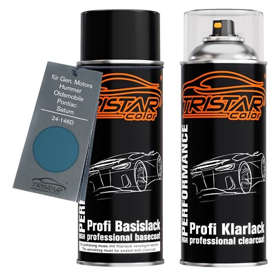 Autolack Spraydosen Set für GM Hummer Pontiac Saturn 24 146D Opal Blue