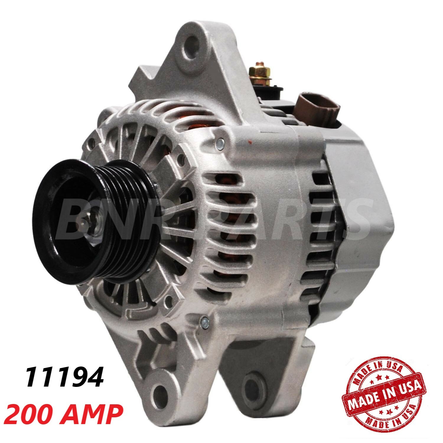 BNR 200 Amp High Output Alternator For 2006-2015 Toyota Tacoma 2.7L - 11354 Performance Upgrade