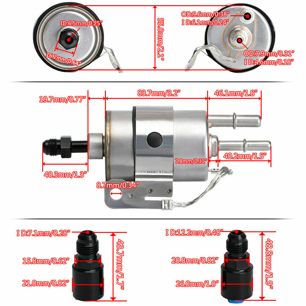 For C5 Corvette Fuel Filter/Regulator & Grelly USA