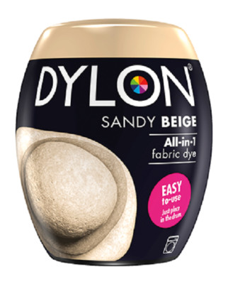 Dylon Sandbeige 10 Farb-Dosierpods Für Stofffärbemittel Dauerhaft 350g