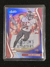 Jaelon Darden 2021 Absolute Blue Spectrum Rookie #d /50 Buccaneers #135