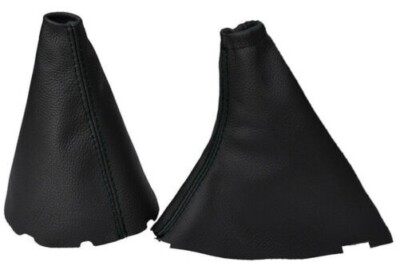 Schaltsack Automatisch + Handbremse Land Rover Freelander 2 Echtes Leder Schwarz