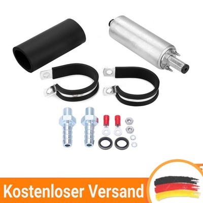 Universal 255 LPH Inline  External  High Pressure Fuel Pump With Kit For Walbro