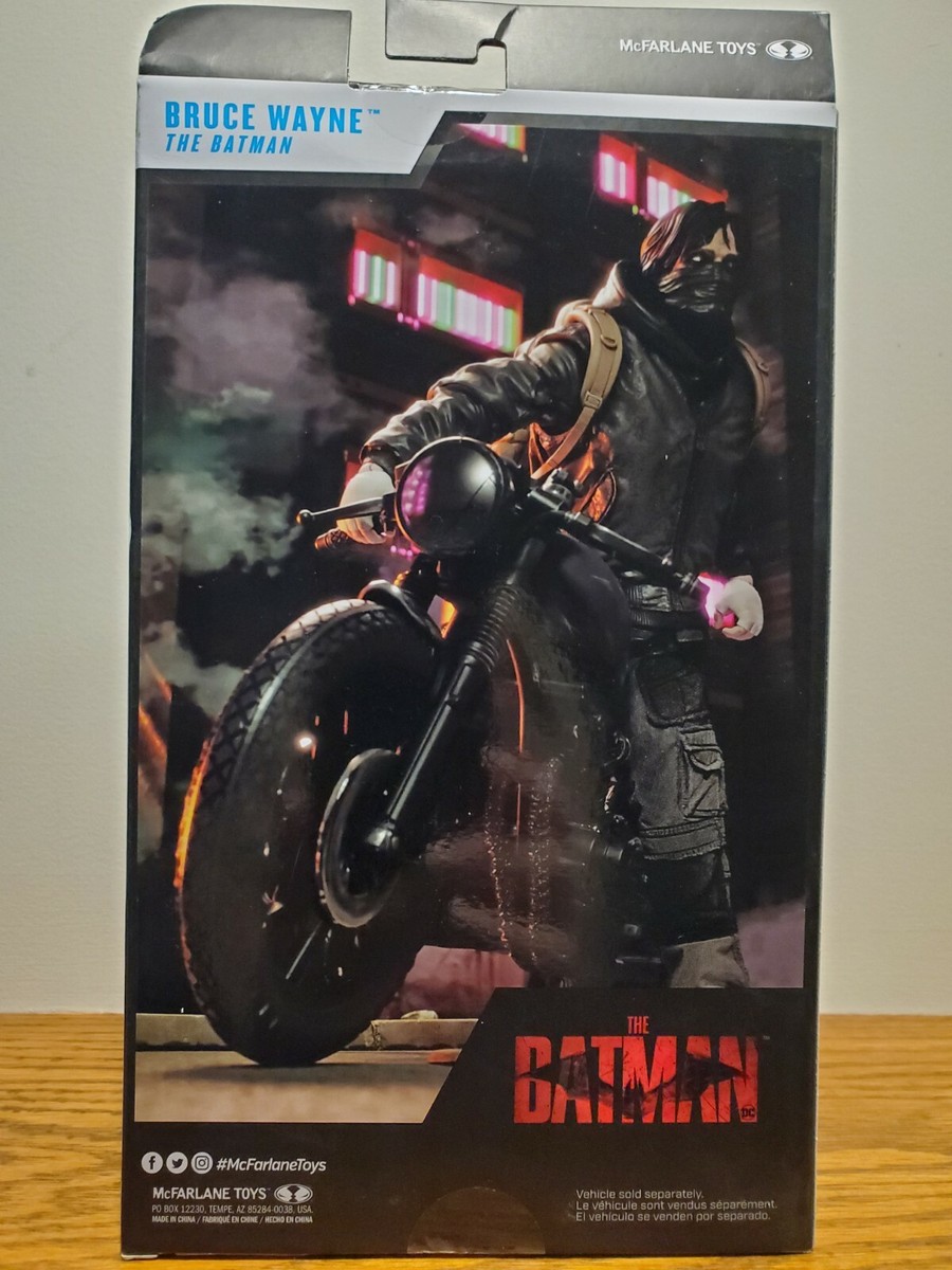 McFarlane Toys DC Multiverse Bruce Wayne Drifter – 18 Cm Actionfigur, Ultra Articulation Mit 22 Gelenkpunkten, Inkl. Sammelkarte & Zubehör – Batman-Fanartikel