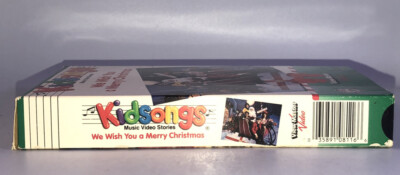 Kidsongs-We Wish You a Merry Christmas VHS 1992-TESTED-RARE