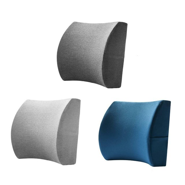 Lumbar Support Memory Foam Massager Back Cushion Support Waist Pillow for Car Lumbar Support Memory Foam Massager Back Cushion Support Waist Pillow for Car