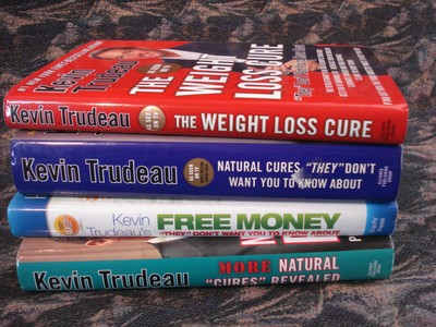 Kevin Trudeau 4 Book Lot Natural Cures More Reveale Weight Loss Cure Free Money Ebay