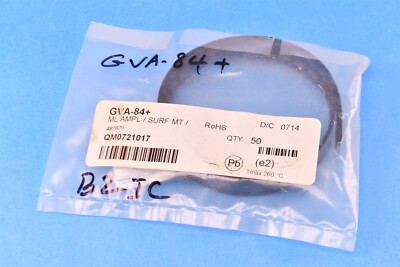 50 Mini-Circuits Surface Mount RF Amplifier DC to 6GHz High Gain 24dB GVA-84+