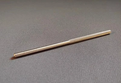 BVI Beaver Blade Handle 1350 Round Knurled SS .50cm Diam 13cm Long 5"