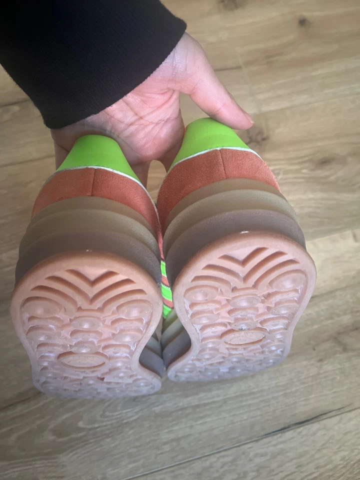 Size 6 - adidas Gazelle Bold Solar Orange Green W - Image 3 of 4