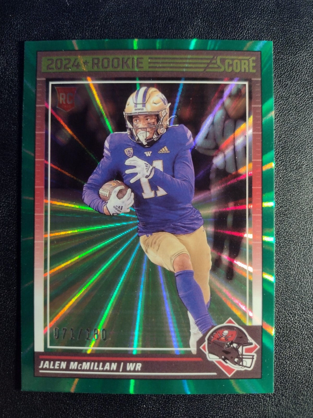 Jalen McMillan 2024 Score #380 Spokes 71/180 (RC)
