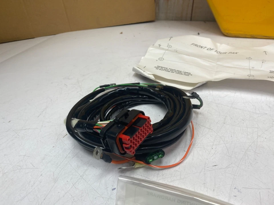 🔥Altavoz de radio sistema de sonido mejorado OEM Harley FLTR Road Glide 1999-2006 Foto 3 de 4