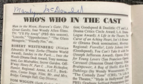 Abe Lincoln in Illinois playbill signed Sam Waterton + 40 other cast members - Picture 10 of 11