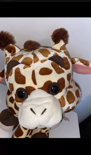 Peluche giraffa bambino grande 20x10 perline polistirolo fibra di poliestere - Foto 9 di 12