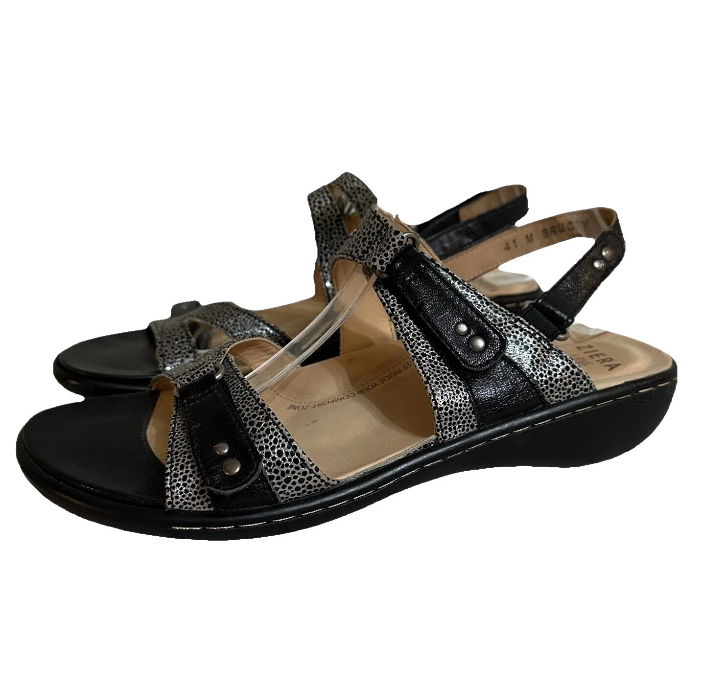 Women's Leather Upper Sandals Ziera Shoes