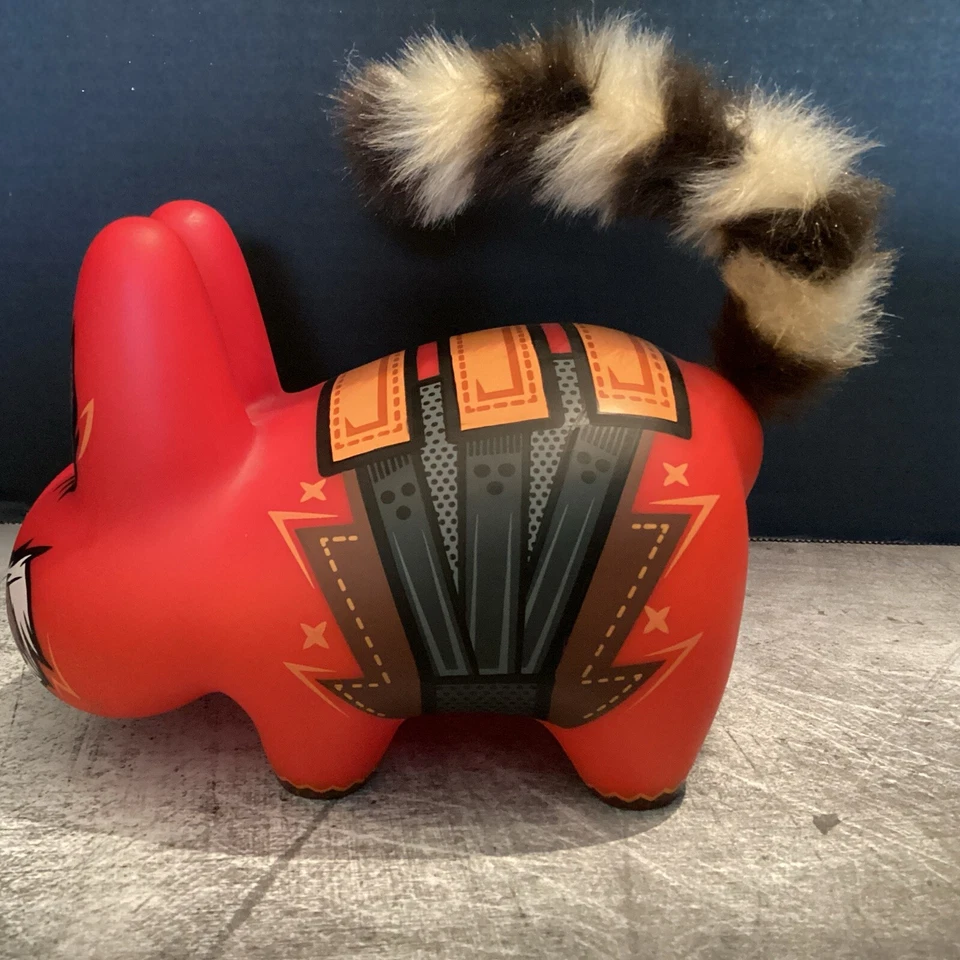 Marvel Rocket Mapache Labbit Guardianes de la Galaxia SDCC 7" Kozik Kidrobot Foto 4 de 4