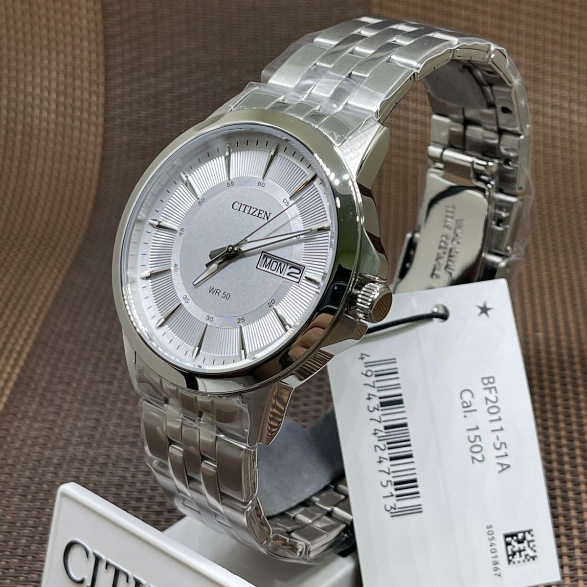 Citizen BF2011-51A Quartz Analog Stainless Steel Bracelet Men