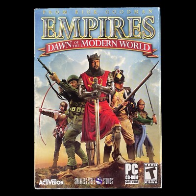 Empires: Dawn of the Modern World (PC, 2003) - Medium BOX Retail - NEW SEALED